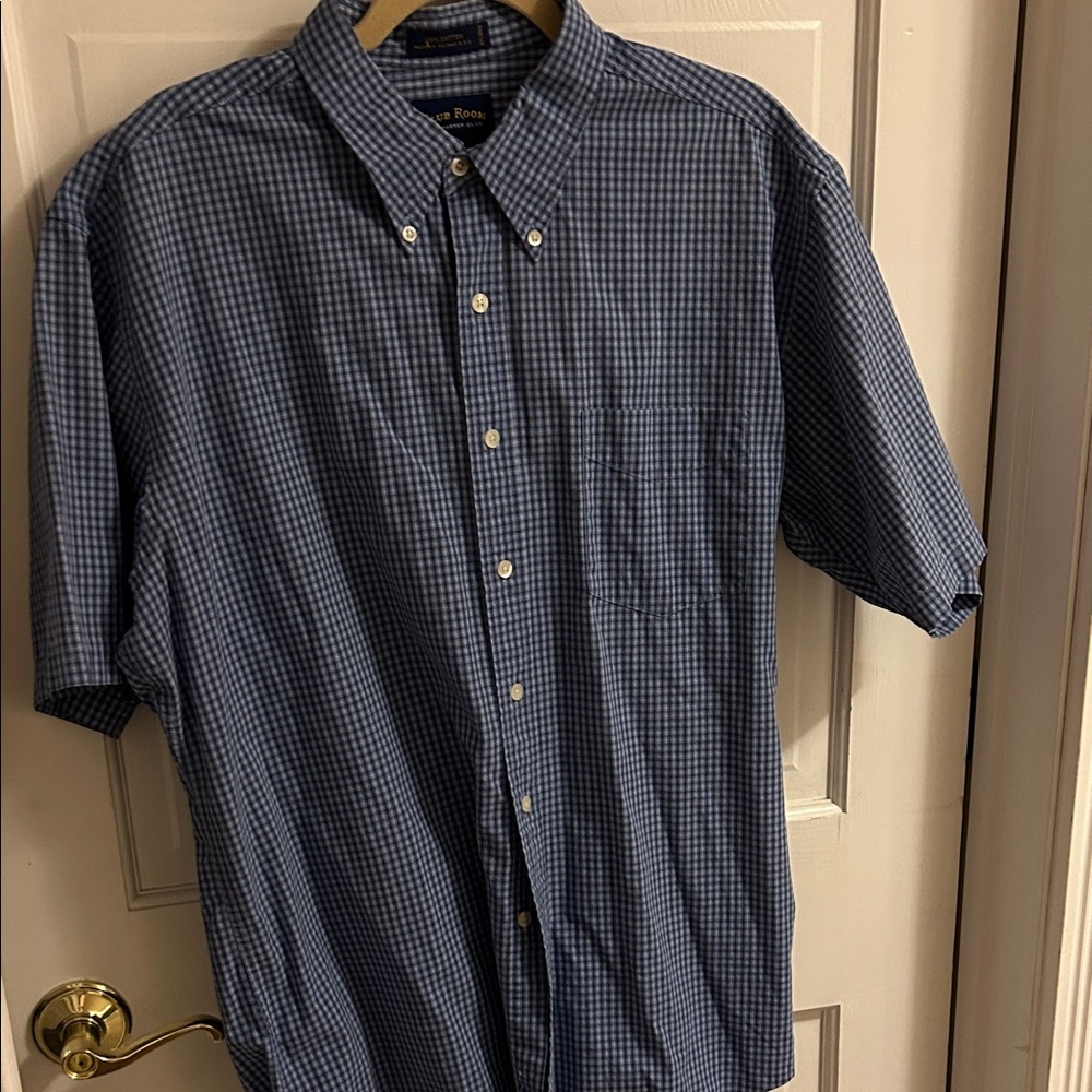 Charter Club Checkered Button Down Shirt